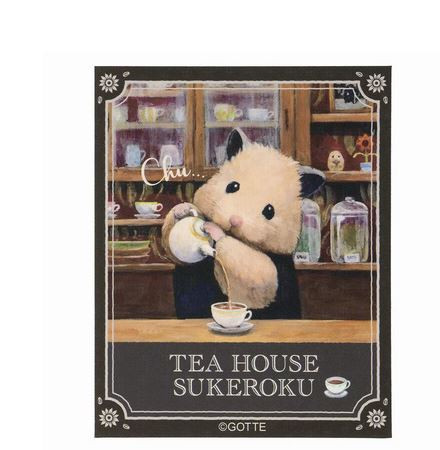GORILLAND 倉鼠 助六的日常 TEA HOUSE 貼紙 可選款 倉鼠,助六的日常,黃金鼠,波利鼠,熊鼠,韓彬,貼紙