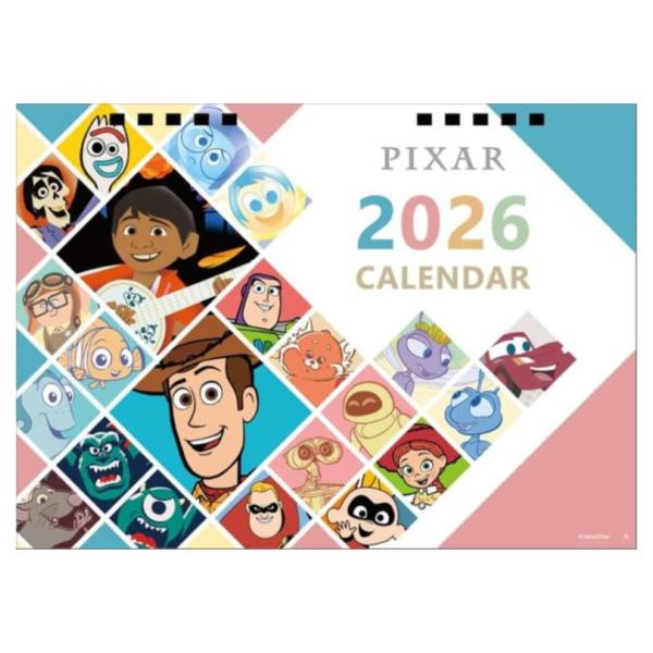 CL-106 皮克斯動畫 PIXAR 2026年 桌上型月曆 桌曆 *9/20發售! CL-106,皮克斯,動畫,PIXAR,2026年,桌上型,月曆,桌曆,カレンダー,卓上,ピクサー