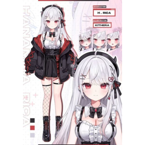 VTuber 花宮莉歌 FIRST FAN BOOK 公式書 *10/20發售! VTuber,花宮莉歌,FIRST FAN BOOK,公式書