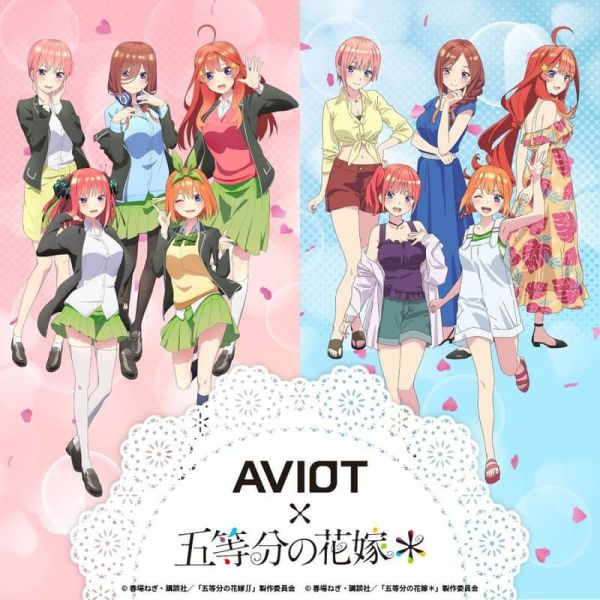 AVIOT 五等分的新娘＊ 聯名耳機 TE-V1R-GHY 【跨境】*1月發售! AVIOT,五等分的新娘,聯名,耳機,TE-V1R-GHY,五等分の花嫁