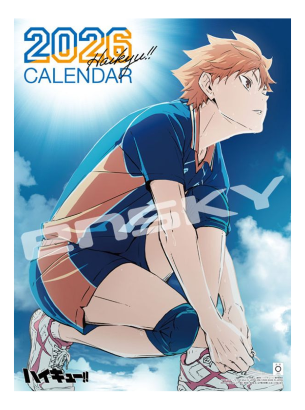 CL-23 排球少年!!  2026年 掛曆 壁掛式月曆 *11/29發售! CL-23,排球少年,2026年,掛曆,壁掛式,月曆,ハイキュー