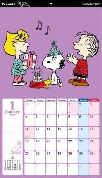 CL-66 SNOOPY 史努比 壁掛式月曆 掛曆 2027年 61×35cm*13張 *9/19 SNOOPY,史努比,スヌーピー,壁掛式月曆,月曆,掛曆,2027年