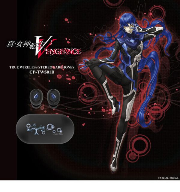 cyNKYO 真·女神轉生V Vengeance 青神 森川智之 聯名耳機 CP-TWS01B【跨境】0401*2025年6月發售 ONKYO,真·女神轉生V, Vengeance,青神,森川智之,聯名耳機,CP-TWS01B,真・女神転生Ⅴ,Vengeance,コラボモデル,ワイヤレスイヤホン