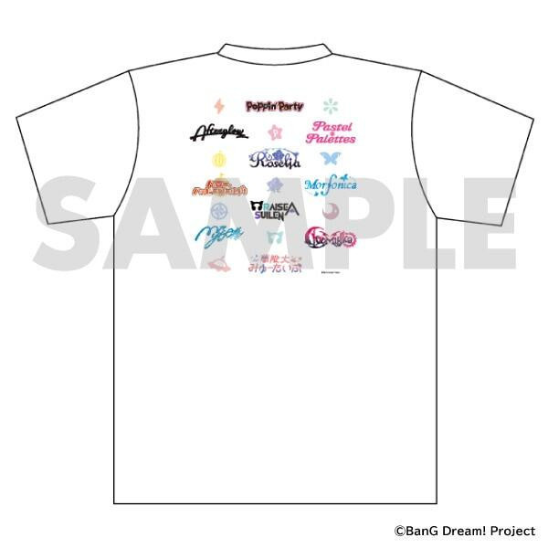 MOVIC BanG Dream! 10周年軌跡展 白色T恤 短袖上衣 *8月下旬0711 MOVIC,BanG Dream,10周年軌跡展,白色T恤,短袖上衣,
10周年の軌跡展,Tシャツ