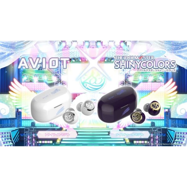 【跨境】AVIOT 偶像大師 閃耀色彩 聯名耳機 黑色 白色 TE-D01v-IS 可選 AVIOT 偶像大師 閃耀色彩 聯名耳機 TE-D01v-IS