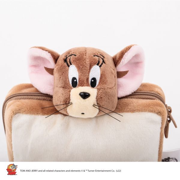 湯姆貓與傑利鼠 TOM and JERRY™ FUNNY ART 傑利鼠夾心吐司包包書 *8/29 湯姆貓與傑利鼠,TOM,JERRY,包包書,波奇包