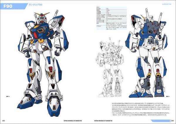 機動戰士鋼彈 F90 設定資料集 *11/28發售! 機動戰士鋼彈,F90,設定,資料集,機動戦士ガンダム