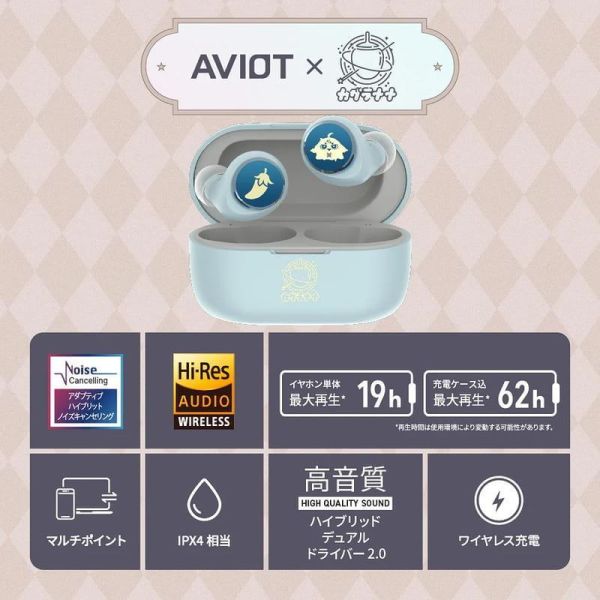 AVIOT 神樂七奈 カグラナナ 聯名耳機 TE-V1R-KGR【跨境】*9月下旬發售! AVIOT,神樂七奈,カグラナナ,聯名,耳機,TE-V1R-KGR