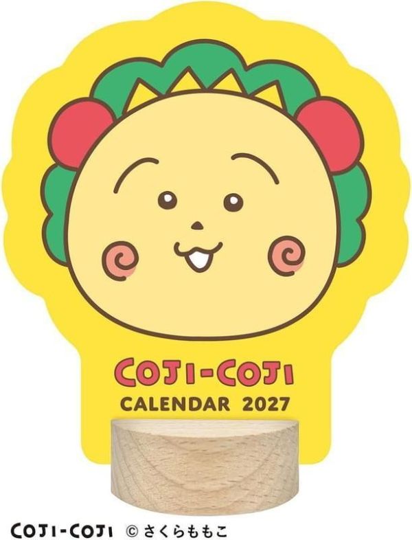 CL-101 可吉可吉 COJI-COJI 造型剪影 2027年桌上型月曆 桌曆 *9/10 可吉可吉,COJI-COJI,造型剪影,桌上型月曆,桌曆,日曆,2027年