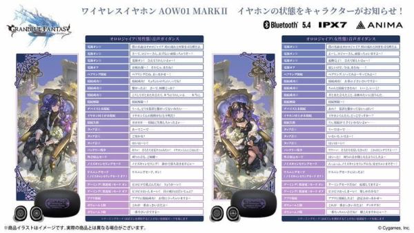 ONKYO 碧藍幻想 GBF 暗時龍 菲迪耶爾 聯名耳機 AOW01 MARKⅡ【跨境】0819*10月下旬-11月上旬發售! ONKYO,碧藍幻想,GBF,暗時龍,菲迪耶爾,聯名,耳機,AOW01,MARKⅡ,グランブルーファンタジー
