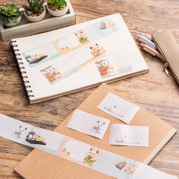 GORILLAND 倉鼠 助六的日常 油性筆可書寫 養生膠帶 2025原畫展 倉鼠,助六的日常,黃金鼠,波利鼠,熊鼠,韓彬,GOTTE,養生膠帶,Ham,原畫展