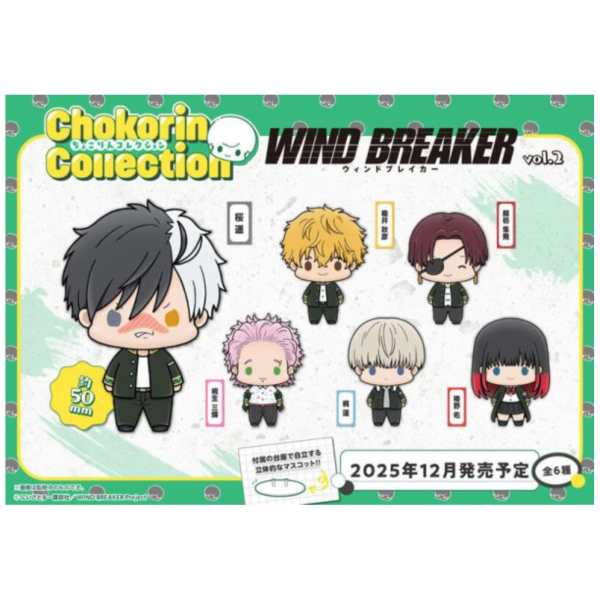 日版 WIND BREAKER 防風少年 二頭身模型 盒玩組 ちょこりん Vol.2 6入/盒 0716*12月發售! 日版,WIND BREAKER,防風少年,二頭身,模型,盒玩組,ちょこりん,Vol.2