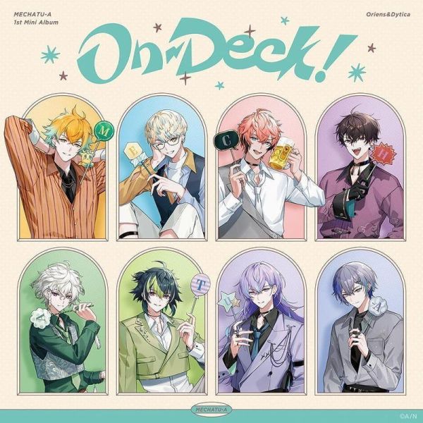 彩虹社 MECHATUA 1st迷你專輯「On-Deck!」*7/22發售! 彩虹社,MECHATUA,1st,迷你,專輯,On-Deck