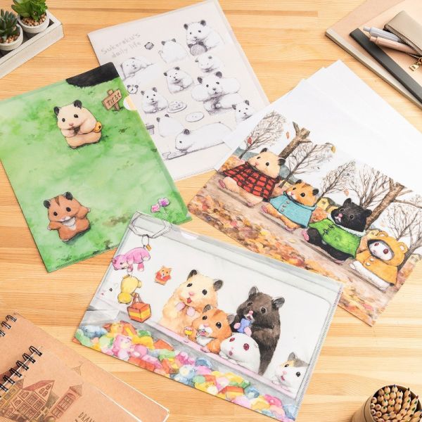 GORILLAND 倉鼠 助六的日常 Ham Ham 資料夾 可選款 2025原畫展 倉鼠,助六的日常,黃金鼠,波利鼠,熊鼠,韓彬,GOTTE,資料夾,Ham,原畫展