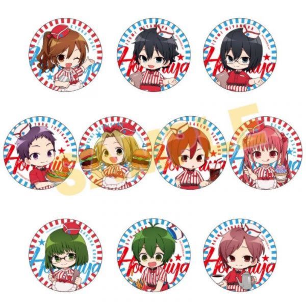 【現貨供應!!】animate 動畫 堀與宮村 x DINER 聯名週邊 Q版徽章組 盒/10入 堀與宮村,DINER