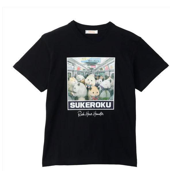 Gray Parka 倉鼠 助六的日常 短袖 T恤 滿員電車ver. 倉鼠,助六的日常,黃金鼠,波利鼠,熊鼠,韓彬,GOTTE,短袖,T恤,滿員電車