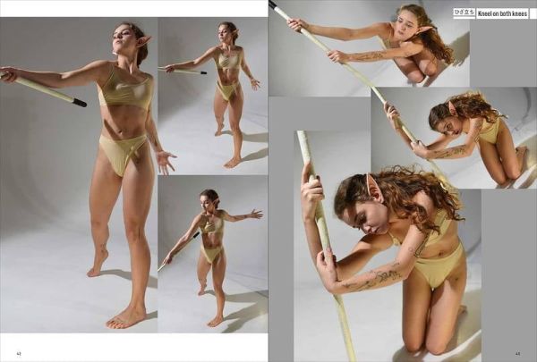 奇幻 姿勢集 妖精 精靈 1 クリエイターのためのファンタジーポーズ集1　妖精・エルフ*4/27發售! 奇幻,姿勢集,妖精,精靈,クリエイターのための,ファンタジーポーズ集,エルフ