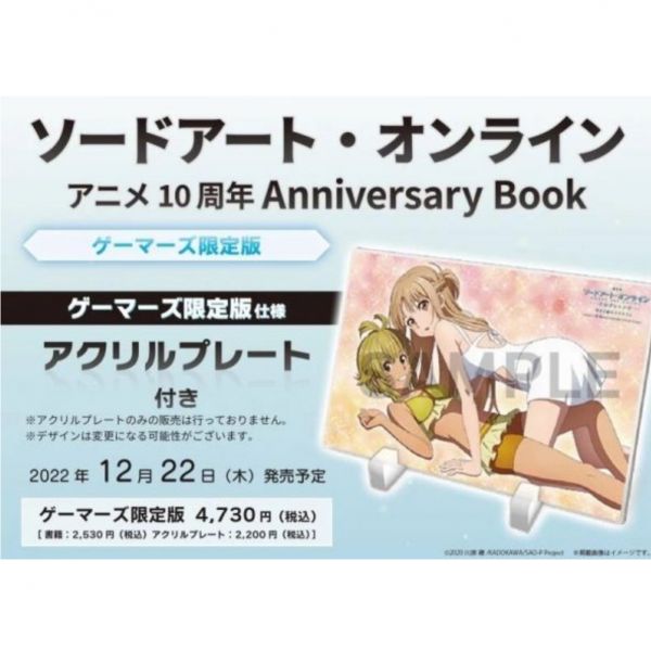 SAO 刀劍神域 動畫10週年/ 10周年紀念書 附:海報 刀劍神域