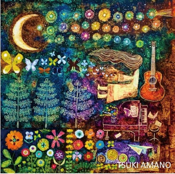 天野月 25周年紀念 迷你專輯「花蝶風月」 特典:貼紙*4/26發售! 天野月,25周年,紀念,專輯,花蝶風月,特典,貼紙