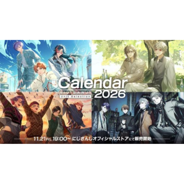 彩虹社 にじさんじ Unit Selection 2026年 桌曆 可選款 *12月發售! 彩虹社,にじさんじ,Unit Selection,2026年,桌曆,卓上,カレンダー