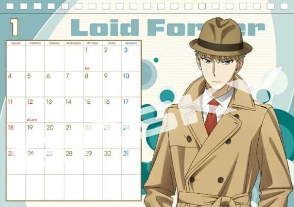 CL-11 間諜家家酒 SPY×FAMILY 桌上型月曆 桌曆 *10/25發售! カレンダー,CL-11,間諜家家酒,SPY×FAMILY,桌上型,月曆,桌曆