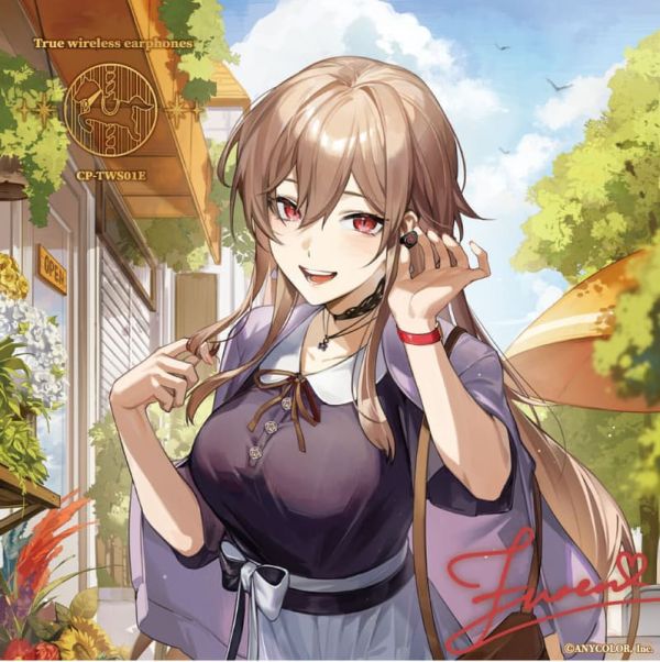 ONKYO にじさんじ 彩虹社 芙蓮·E·露絲塔莉歐 聯名耳機 CP-TWS01E【跨境】0912*11月下旬發售 ONKYO,にじさんじ,彩虹社,芙蓮·E·露絲塔莉歐,聯名,耳機,CP-TWS01E,フレン・E・ルスタリオ