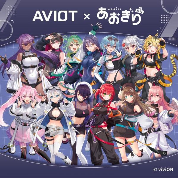 AVIOT viviON 青桐高校 あおぎり高校 聯名耳機 TE-V1R-AGK【跨境】*6月下旬發售! AVIOT,viviON,青桐高校,あおぎり,高校,聯名,耳機,TE-V1R-AGK,あおぎり高校,コラボモデル
