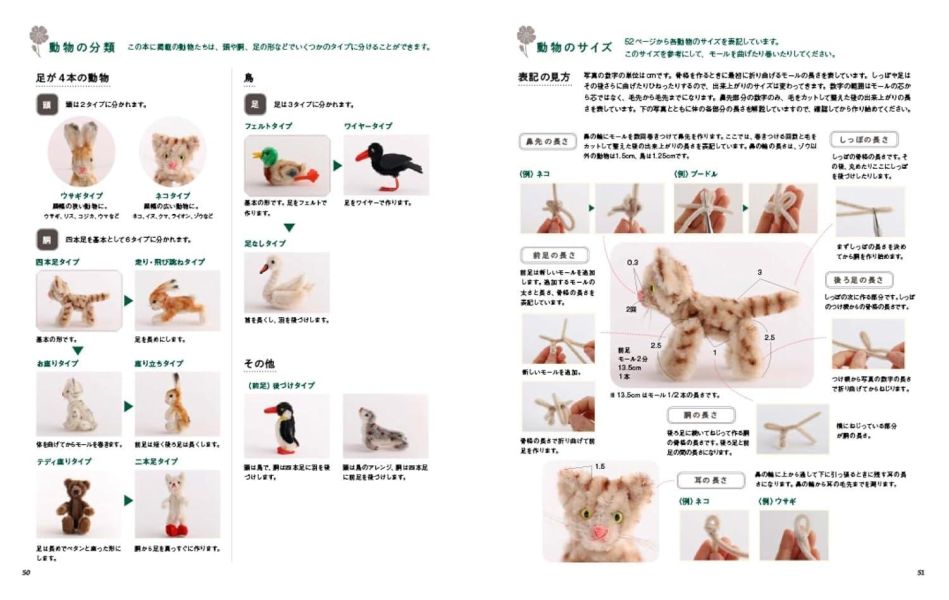sksk.handmade「手作絨毛鐵絲小動物 モールの小さな動物たち」*2/9發售! 勾針,鉤針,作品集,sksk.handmade,手作,絨毛鐵絲小動物 ,モールの小さな動物たち,迷你模型