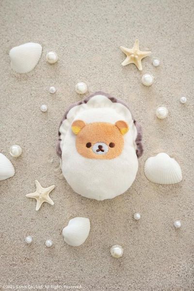 寶島社 拉拉熊 懶懶熊 牡蠣造型玩偶 收納包 波奇包 リラックマ Rilakkuma*3/25發售 寶島社,拉拉熊,懶懶熊,牡蠣,造型玩偶,收納包,波奇包,リラックマ,Rilakkuma,牡蠣,