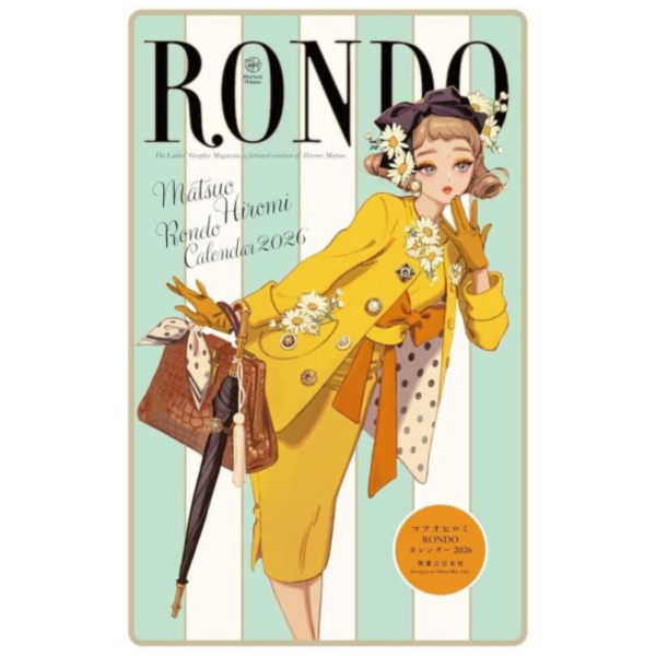 松尾裕美 RONDO 2026年壁掛式月曆 *9/26發售! 松尾裕美,RONDO,2026年,壁掛式,月曆,マツオヒロミ,RONDO,カレンダー