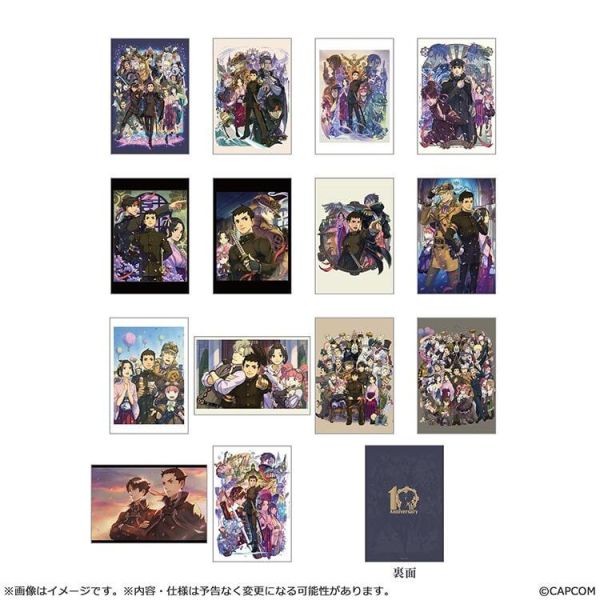 日版 CAPCOM 大逆轉裁判 10周年紀念 插畫卡套組 附展示架 0814*11月發售! 日版,CAPCOM,大逆轉裁判,10周年,紀念,插畫卡,套組,展示架,大逆転裁判,イラストカード