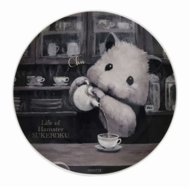 GORILLAND 倉鼠 助六的日常 TEA HOUSE 蛋糕盤 點心盤 倉鼠,助六的日常,黃金鼠,波利鼠,熊鼠,韓彬,溜溜筆,蛋糕盤,點心盤,餐盤,盤子