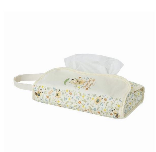 GORILLAND 倉鼠 助六的日常 衛生紙套 花卉ver. 倉鼠,助六的日常,黃金鼠,波利鼠,熊鼠,韓彬,GOTTE,面紙套,衛生紙套