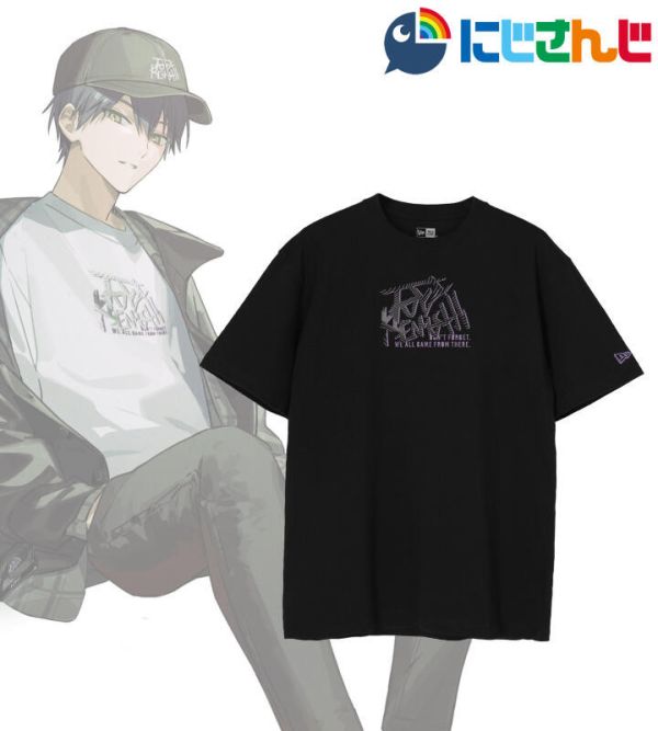 【現貨供應】armabianca 彩虹社 咎人 x NEW ERA 短袖 T恤 劍持刀也 剣持刀也 armabianca,彩虹社,咎人,NEW ERA,短袖,T恤,劍持刀也,剣持刀也,NEW ERA,コラボ,剣持刀也,Tシャツ,ユニセックス