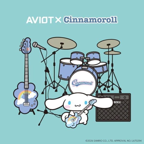 AVIOT 大耳狗喜拿 Cinnamoroll 聯名耳機 TE-Q3R-CNR 附特製收納盒【跨境】*8月中旬發售! AVIOT,大耳狗喜拿,Cinnamoroll,聯名,耳機,TE-Q3R-CNR,特製,收納盒,シナモロール