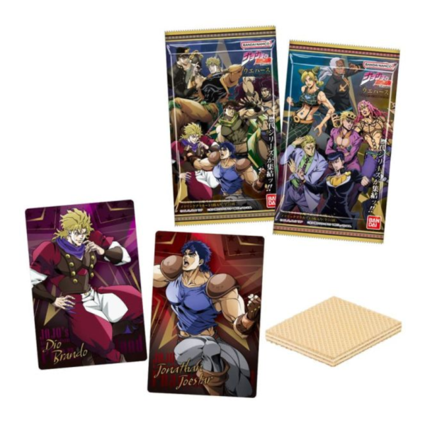 日版 動畫 JoJo的奇妙冒險 威化餅 食玩 收藏卡 Special Ⅱ 20入/盒 1203*3月發售! 日版,動畫,JoJo的奇妙冒險,威化餅,食玩,收藏卡,Special,Ⅱ,ジョジョの奇妙な冒険