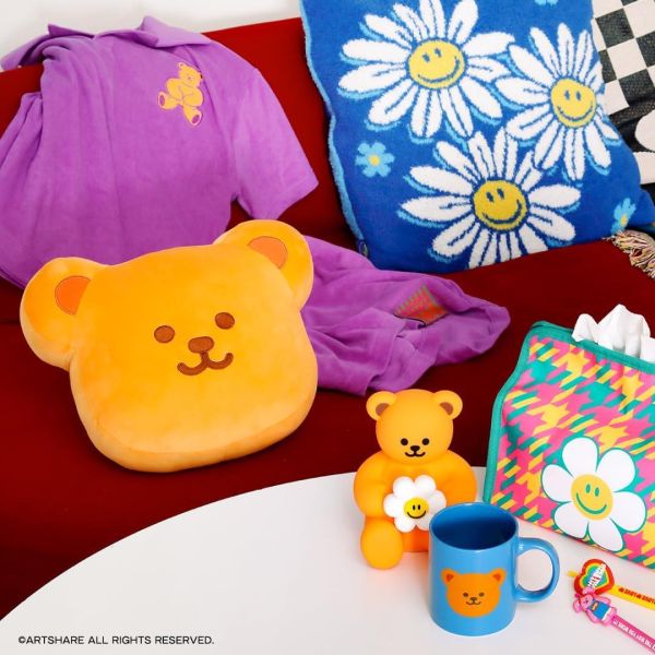 寶島社 韓國 Wiggle Bear 小熊 大頭造型抱枕 BOOK *6/4發售! 寶島社,韓國,Wiggle Bear,小熊,大頭,造型,抱枕,BOOK,ウィグルベア