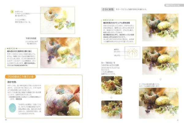 永山裕子 水彩教學書 「新裝版 永山裕子的水彩教室-如何運用「水」來呈現透明感 」*11/11發售! 永山裕子,水彩,教學書,新裝版,水彩教室,如何運用「水」來呈現透明感,透明感を引き出す,水の使い方