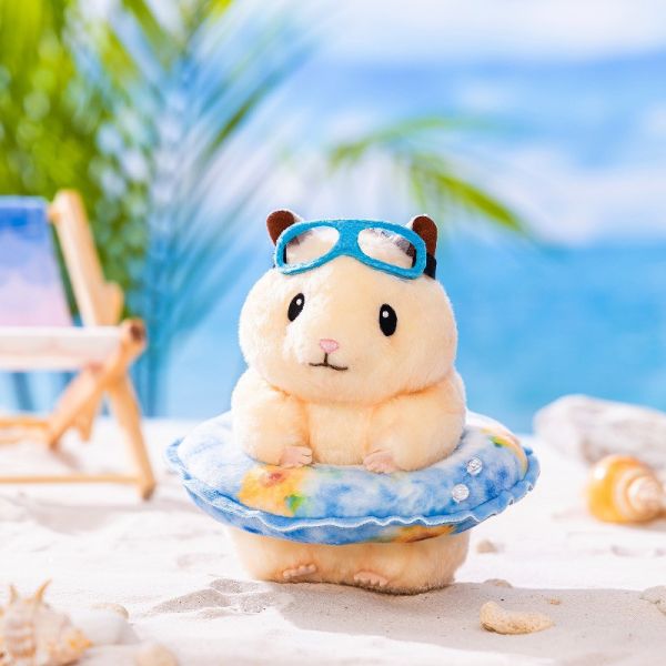 GORILLAND 倉鼠 助六的日常 海水浴 泳圈 娃娃 布偶 玩偶吊飾 倉鼠,助六的日常,黃金鼠,波利鼠,熊鼠,韓彬,GOTTE,娃娃,玩偶,布偶,泳圈,海水浴