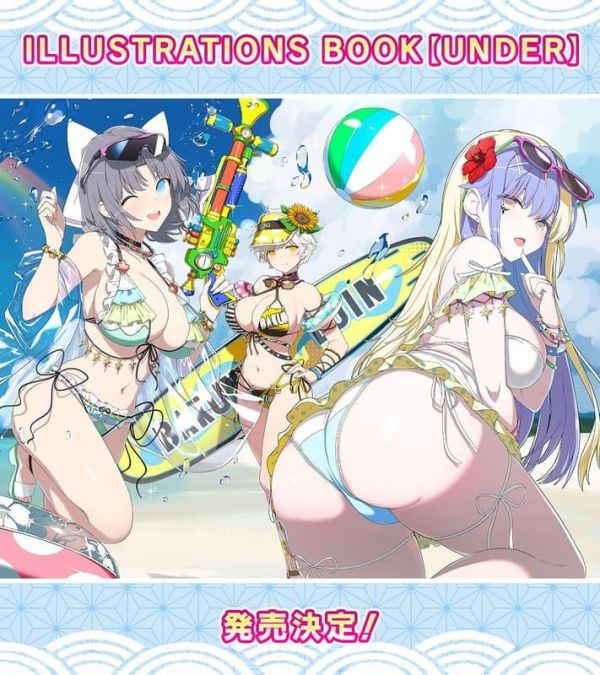 忍者大師 閃亂神樂 NEW LINK 插畫集 畫冊【UNDER】【TOP】閃乱カグラ*3/16發售! 忍者大師,閃亂神樂,NEW LINK,插畫集,畫冊,UNDER,TOP,閃乱カグラ,シ,ノビマスター