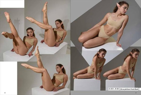 奇幻 姿勢集 妖精 精靈 1 クリエイターのためのファンタジーポーズ集1　妖精・エルフ*4/27發售! 奇幻,姿勢集,妖精,精靈,クリエイターのための,ファンタジーポーズ集,エルフ