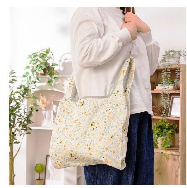 GORILLAND 倉鼠 助六的日常 3Way 購物袋 花卉ver. 倉鼠,助六的日常,黃金鼠,波利鼠,熊鼠,韓彬,GOTTE,購物袋,斜背包,提袋,托特包