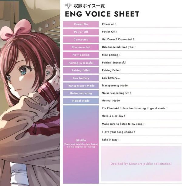 AVIOT 絆愛 KizunaAI 聯名耳機 TE-V1R-KZN【跨境】*7月發售! AVIOT,絆愛,KizunaAI,聯名,耳機,TE-V1R-KZN