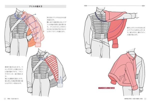ChoChohon 軍裝和禮服的描繪方法 軍服・礼装の描き方 *5/20發售! ChoChohon,軍裝和禮服的描繪方法,軍服,礼装の描き方,軍裝,禮服