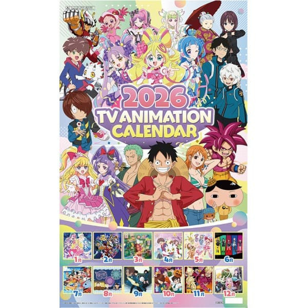 CL-48 テレビアニメ 東映動畫 2026年 壁掛式月曆 掛曆 *10/18發售! CL-48,テレビアニメ,東映,動畫,2026年,壁掛式,月曆,壁掛式,カレンダー