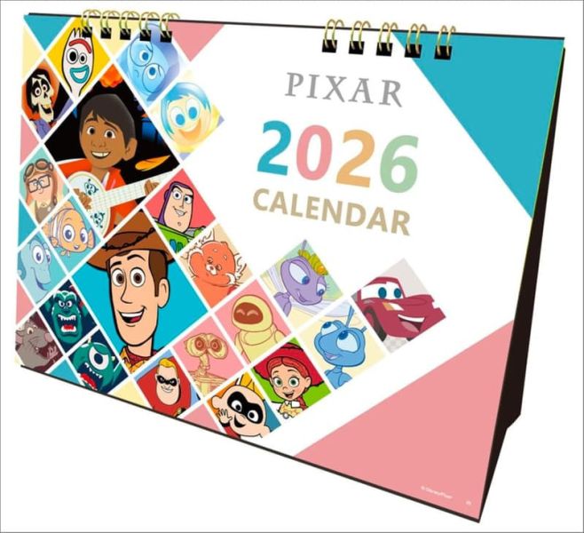 CL-106 皮克斯動畫 PIXAR 2026年 桌上型月曆 桌曆 *9/20發售! CL-106,皮克斯,動畫,PIXAR,2026年,桌上型,月曆,桌曆,カレンダー,卓上,ピクサー