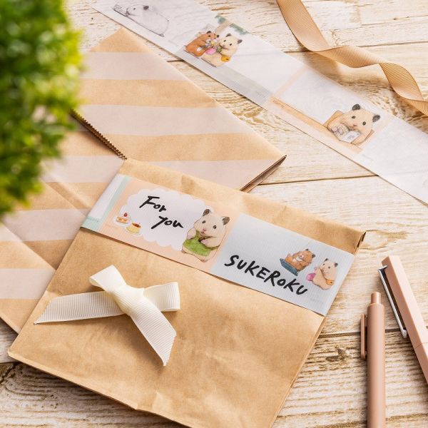 GORILLAND 倉鼠 助六的日常 油性筆可書寫 養生膠帶 2025原畫展 倉鼠,助六的日常,黃金鼠,波利鼠,熊鼠,韓彬,GOTTE,養生膠帶,Ham,原畫展