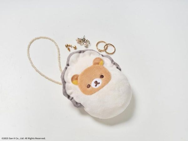 寶島社 拉拉熊 懶懶熊 牡蠣造型玩偶 收納包 波奇包 リラックマ Rilakkuma*3/25發售 寶島社,拉拉熊,懶懶熊,牡蠣,造型玩偶,收納包,波奇包,リラックマ,Rilakkuma,牡蠣,