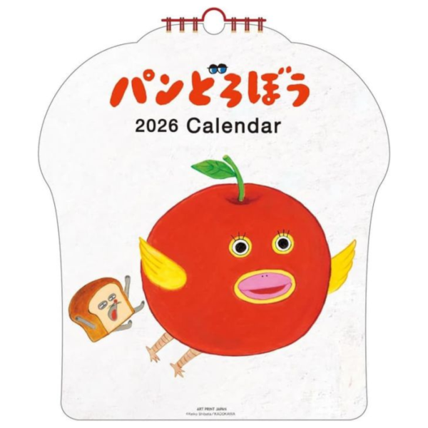 CL-80 麵包小偷 2026年 壁掛式月曆 掛曆 *9/20發售! CL-80,麵包小偷,2026年,壁掛式,月曆,掛曆,カレンダー,パンどろぼう