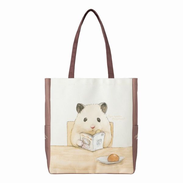 GORILLAND 倉鼠 助六的日常 大托特包 購物袋 要去料理教室嗎ver. 2025原畫展 倉鼠,助六的日常,黃金鼠,波利鼠,熊鼠,韓彬,GOTTE,托特包,購物袋,Ham,原畫展